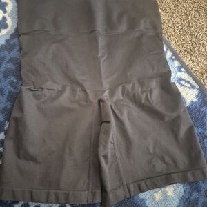 Cacique Black High-Waist Bike Shaping Shorts